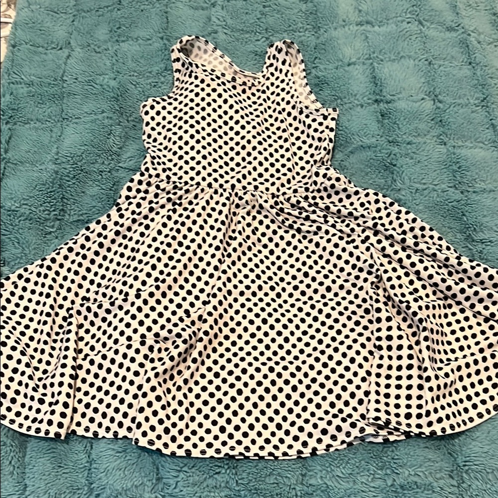Polka Dot Kids Dress - Dot Dot Smile size 7